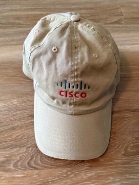 Vintage Cisco Adult Tan Baseball Cap